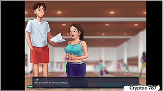 Rubbing My Dick On Yoga Teacher While Helping Her