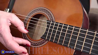 An Old And Young Threesome With Big Tits Ivana M., Cougar Dana Hot And A Horny Toyboy