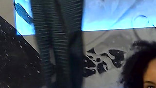 Lia-amalia in Cock Paradise - Creampie Gangbang with Skinny Ebony Girl