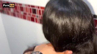 My bf left me alone with his brother-in-law and we boned in his shower