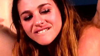 Outdoor DP Wild Fuck with Tattooed Blonde Babe