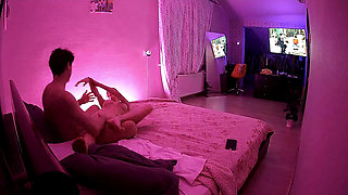 Kamila and Danildo cuddling in bed