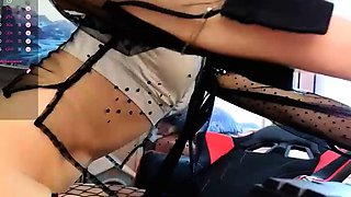 Solo ladyboy masturbation