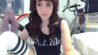 Emo Teen Becka Solo Webcam Masturbation Porn