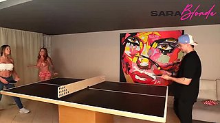 Hot Married Women Fuck Young Tattooed Teen And Swallow Cum - Sara Blonde & Ambar Prada Threesome