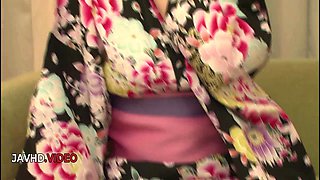 Steamy Asian Cougar Manami Komukai Enjoys Hot Threesome Action !