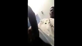 Big Black Cock on Webcam