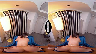 Margot Robbie's Brunette VR Doctor Fantasy Sparks Ultra Heat