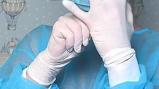 Perverted Surgeon Wrecks Asshole Fisting Gloves