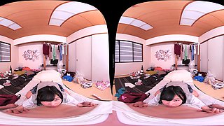 Japanese Students Surrenders to Wild Passion in Virtual Reality
