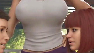 Family Threesome: Stepmom & Stepsister