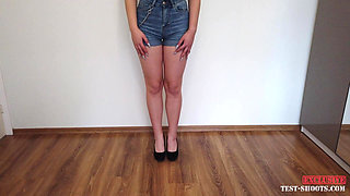 Nude Video Casting with Sexy High School Student Puffy Nipples Owner Marija