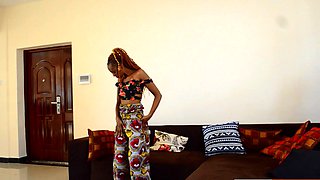 Amateur African Momma Big Clit Rubbing