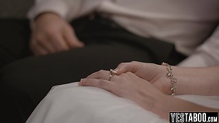 Evil horny stepbro rails bride MILF stepsis on her wedding night