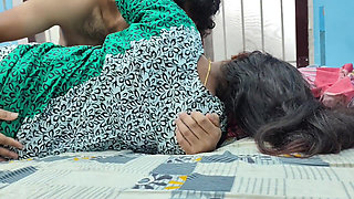 Mallu Couple Hot Nighty Romance with Sex in Bedroom, Malayali Couple Hot Sex in Bedroom