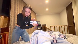 POV: Step sister found out i love anal porn and now she wanted to try it bad