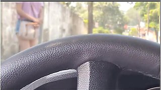 Risky Masturbation For A Hot Girl Who Was Looking At Me From The Bus Stop!