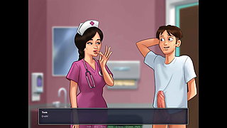Summertime Saga: Hot Nurse Sucks A Big Cock In The Hospital-Ep 162
