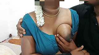 A Tamil wife had sex with her sisters husband who came to her house he doggy fuck so hard