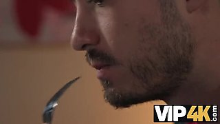 HD 1080p VIP4K: Hot Brunette Veronica Leal Dominated in First Time Ass Licking with Rich Man