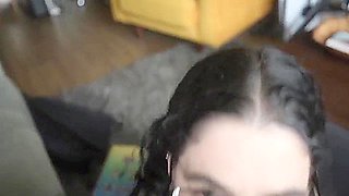 Pigtailed College Slut Drops By To Flirt With The Professor