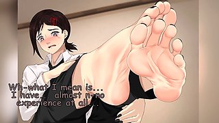 Anime, femdom feet, hentai feet