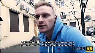 Student 18+ Seduces And Fucks Much Older Art Teacher In Nylon Stockings - Martin Spell