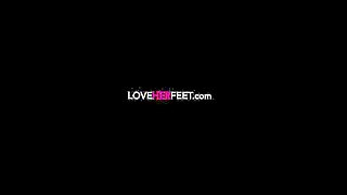 Joi Foot Tease With Cara Mella And Merida Sat - Cara Mella & Merida Sat