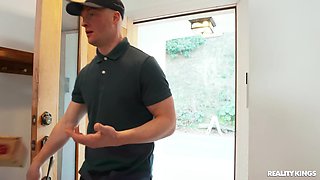 Lovely housewife crazy porn clip