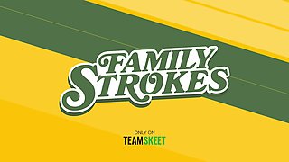 Familystrokes - insane blonda vixen spreads her lengthy feet and lets dirty old man luvs her vagina