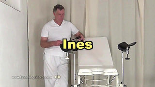 Ines pussy spank