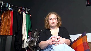 Fat German makes first erotic film at pocket money casting
