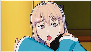 Fate/grand Order - Okita Souji 3d Hentai