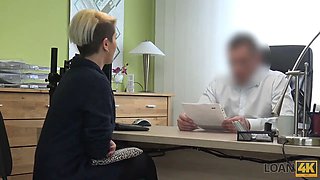 Loan4k. loan porn vid of lussy sweet whose figure is so enticing