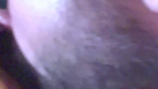 Blindfolded Slave Passionately Tongue Kissing Plump Shaved Pussy