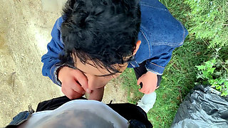 Human Urinal in the Park