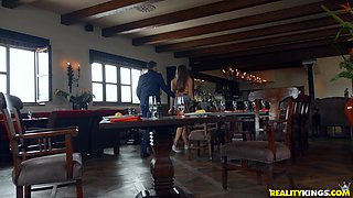 Alluring leggy girl breathtaking sex scene
