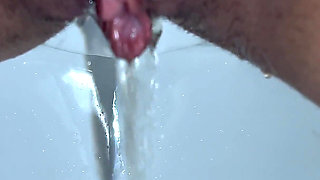 Morning Yellow Pissing Compilation in Toilet! Hairy Unshaven Pussy! Female POV!