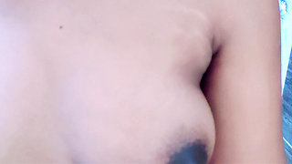My horny maid cleaning floor fully nude and seduce me showing her ass