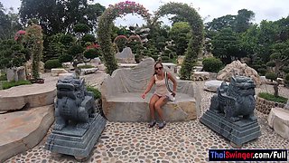 Crocodiles munching and Thai GF cumming