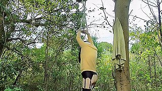 Order From The Trainer No28 Rope Hanging Restraint Left In The Open Air