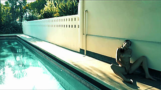 Anastasia Black Fingers Her Wet Pussy Outdoors Until She Cums