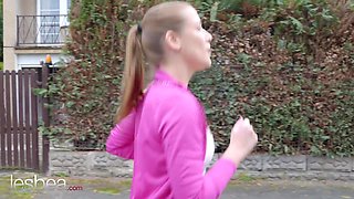 Client punished her maid for a mistake by spanking and fucking her