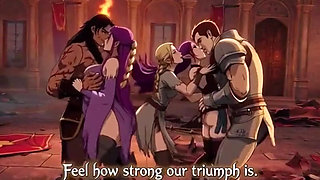 After an epic fantasy battle victors claim their spoils