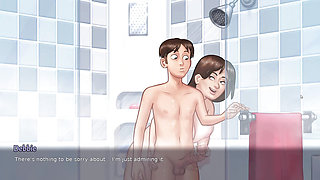 step sister and anon make hot seen in summertime saga part 5
