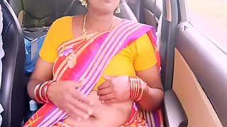 Desi Saree Maid Car Outdoor Sex. Telugu Dirty Talks