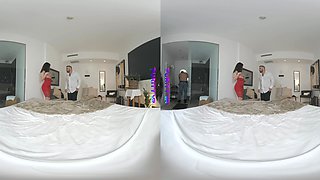 PURITYVR Naughty waiter with Elena Spano