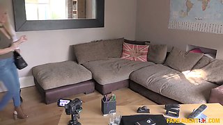 Uk blonde stripper turns to porn for additional income - faux agent british