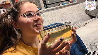 Dumb Bitch Thinks Her Bowl of Piss is the Holy Grail