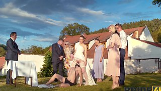 Andrea is about to get fucked on her wedding day by Falco White